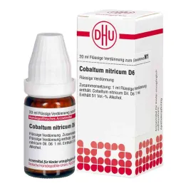 COBALTUM NITRICUM D 6 Dilution, 20 ml