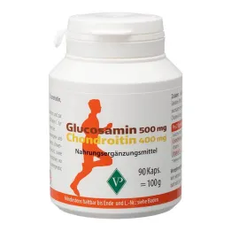 Glucosamine 500 mg + Chondroitin 400 mg capsules, 90 pcs