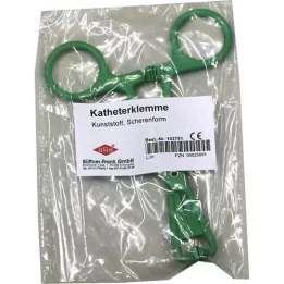 KATHETERKLEMME Scissor shape plastic, 1 pcs