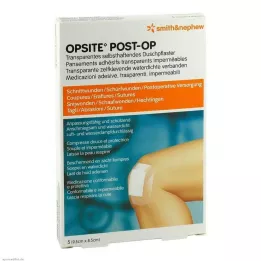 OPSITE Post-OP 8.5x9.5 cm bandage, 5 pcs