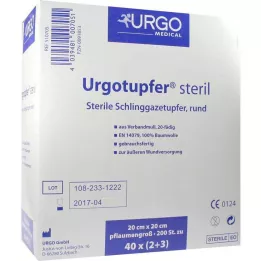 URGOTUPFER plum-sized sterile 2+3, 200 pcs