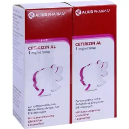 CETIRIZIN AL 1 mg/ml Sirup, 2X75 ml