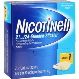 NICOTINELL 21 mg/24-Stunden-Pflaster 52,5mg, 21 St