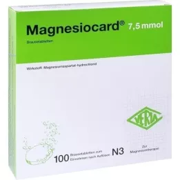 MAGNESIOCARD 7,5 mmol Brausetabletten, 100 St