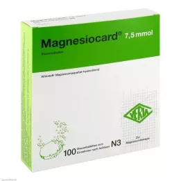 MAGNESIOCARD 7.5 mmol effervescent tablets, 100 pcs