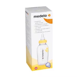 MEDELA milk bottle 250 ml with teat size M, 1 pc