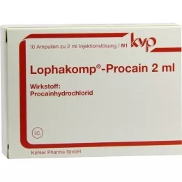 LOPHAKOMP Procain 2 ml injection solution, 10x2 ml