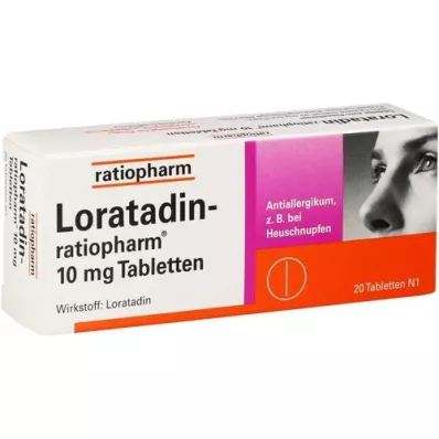 Loratadin-ratiopharm 10 mg tabletki, 20 szt