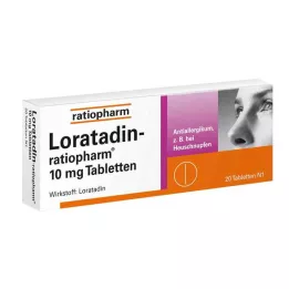 LORATADIN-ratiopharm 10 mg tablets, 20 pcs