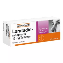 LORATADIN-ratiopharm 10 mg tablets, 50 pcs