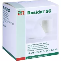 ROSIDAL SC Kompressionsbinde weich 10 cmx2,5 m, 1 St