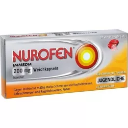 NUROFEN Immedia 200 mg soft capsules, 10 pcs