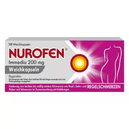 NUROFEN Immedia 200 mg soft capsules, 10 pcs