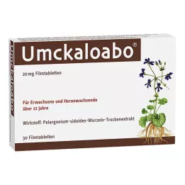 UMCKALOABO 20 mg film-coated tablets, 30 pcs