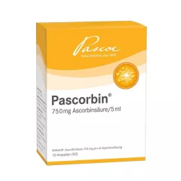 PASCORBIN Injection solution ampoules, 10X5 ml