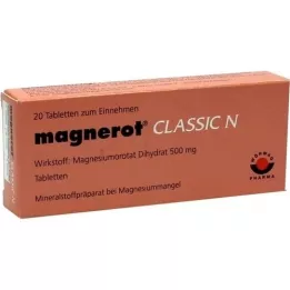 MAGNEROT CLASSIC N Tabletten, 20 St