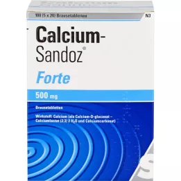 CALCIUM SANDOZ Forte effervescent tablets, 5x20 pcs