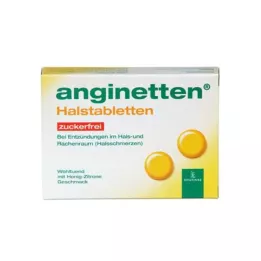 ANGINETTEN Throat lozenges sugar-free, 24 pcs