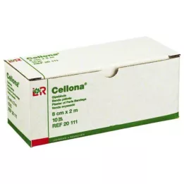 CELLONA Plaster bandages 8 cmx2 m, 10 pcs