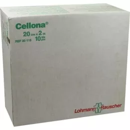 CELLONA Plaster bandages 20 cmx2 m, 10 pcs