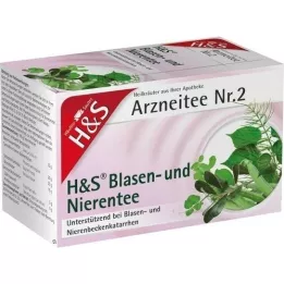 H&amp;S Blasen- und Nierentee Filterbeutel, 20X2.0 g