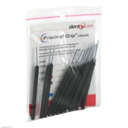 Proximal Grip xx-fine black interdental brush, 12 pieces
