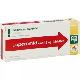 LOPERAMID Elac 2 mg tablets, 10 pcs