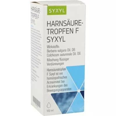 HARNSÄURETROPFEN F Syxyl Lösung, 100 ml