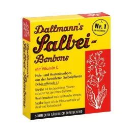 DALLMANNS Sage candies with Vit.C., 20 pcs