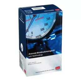 BOSO Egotest blood pressure meter black aneroid with steth., 1 pc