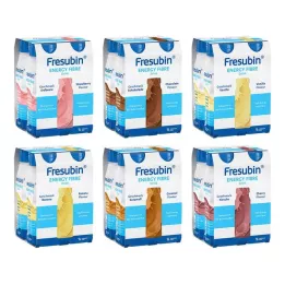 FRESUBIN ENERGY Fibre DRINK Mixed box drinking bottles 6X4X200 ml