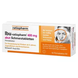 IBU-RATIOPHARM 400 mg acute pain tablets, film-coated tablets, 10 pcs