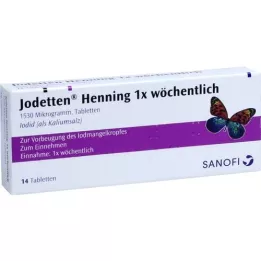 JODETTEN Henning 1x a week tablets, 14 pcs