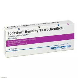 JODETTEN Henning 1x weekly tablets, 28 pcs