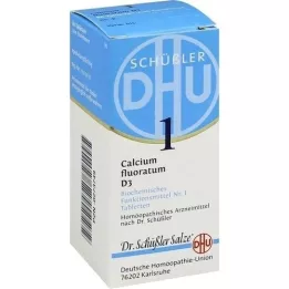 BIOCHEMIE DHU 1 Calcium fluoratum D 3 tablets, 80 pcs