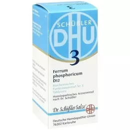 BIOCHEMIE DHU 3 Ferrum Phosphoricum D 12 tablets, 80 pcs