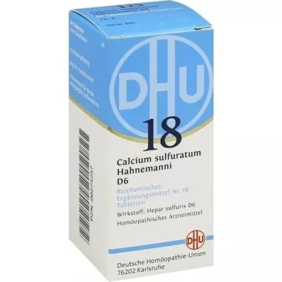 BIOCHEMIE DHU 18 Calcium sulfuratum D 6 tablets, 80 pcs