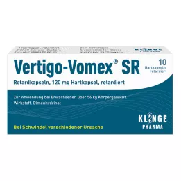 VERTIGO-VOMEX SR Sustained-release capsules, 10 pcs