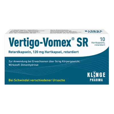 VERTIGO-VOMEX SR Sustained-release capsules, 10 pcs VERTIGO-VOMEX SR Sustained-release capsules, 10 pcs