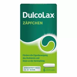 DULCOLAX Suppositories, 6 pcs