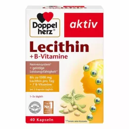 DOPPELHERZ Lecithin+B-Vitamins Capsules, 40 pcs