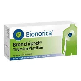BRONCHIPRET Thyme Pastilles, 50 pcs