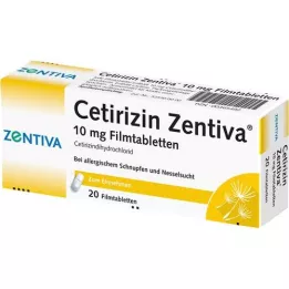 CETIRIZIN Zentiva 10 mg Filmtabletten, 20 St