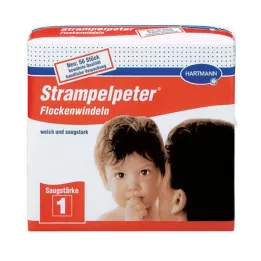 STRAMPELPETER Flocke diapers suction strength 1, 56 pcs