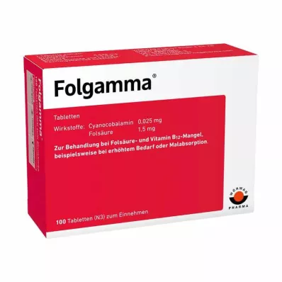 FOLGAMMA Tablets, 100 pcs FOLGAMMA Tablets, 100 pcs