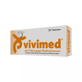 VIVIMED with caffeine against headache tablets, 20 pcs