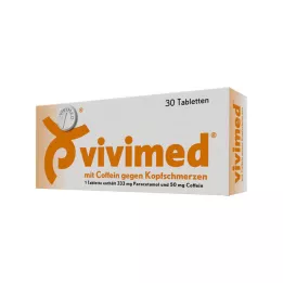 VIVIMED with caffeine against headache tablets, 30 pcs