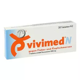 VIVIMED N against fever and headache tablets, 20 pcs