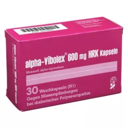 ALPHA VIBOLEX 600 mg HRK soft capsules, 30 pcs