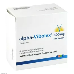 ALPHA VIBOLEX 600 mg HRK soft capsules, 100 pcs